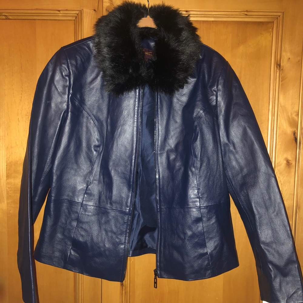 Leather jacket